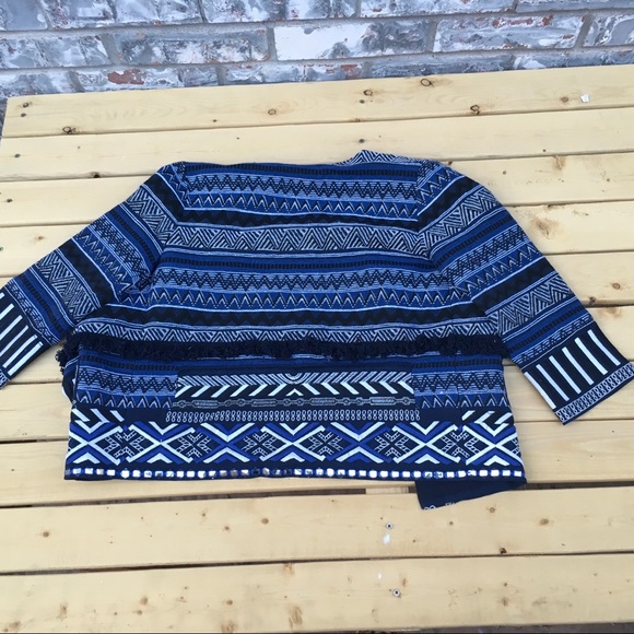 Stitch fix Brixon Ivy Embroidered fringe Blazer S - Picture 2 of 5